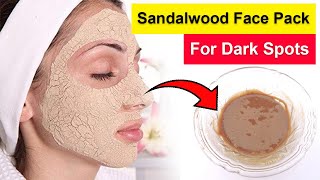 Sandalwood Powder Face Mask For Dark Spots How to Make Sandalwood Rose Water Lemon Face Pack [upl. by Leahcimed471]