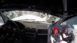 Winter Rally Covasna 2016  Norbert Maior amp Rares Fetean  Onboard PS8 [upl. by Anivlac598]