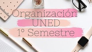 Cómo ORGANIZO mi PRIMER SEMESTRE en la UNED  En Grado de Tentativa [upl. by Nosnek440]