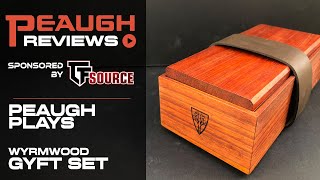 Peaugh Plays Wyrmwood Dice Tower GYFT SET [upl. by Hasina]