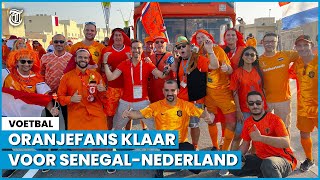 KIJK TERUG Uitzinnige Oranjefans op weg naar stadion [upl. by Kimberley]