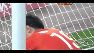 Yang Xu Craziest Open Goals Missed Shandong Luneng VS Shanghai Shenhua [upl. by Meesaw]