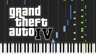 GTA 4  Main Title Theme Piano Tutorial ♫ [upl. by Elyssa352]