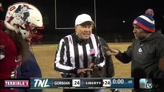 BISHOP GORMAN GAELS VS LIBERTY PATRIOTS 2019 PLAYOFFS OVERTIME [upl. by Lananna]