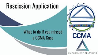 You missed a CCMA case  What now  RESCISSION APPLICATION  A stepbystep to do it yourself  SA [upl. by Jereme]