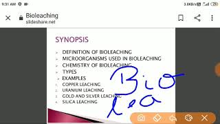 Bioleaching [upl. by Carrick]