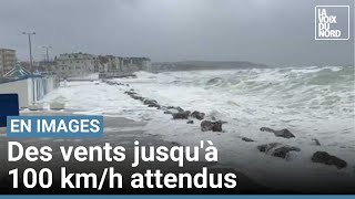 Tempête Patricia  à Wimereux la mer envahit la digue [upl. by Tabatha866]