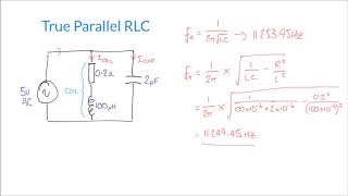 Resonance and Q Factor in True Parallel RLC Circuits [upl. by Neelsaj]