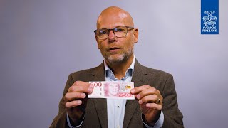 RIKSBANKEN FÖRKLARAR Så skiljer du en äkta sedel från en falsk [upl. by Pauline]