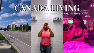 CANADA LIVING 12 Summer Season Drunk Bowling Lunner Date New Grocery Stores Life lately [upl. by Ddarb797]