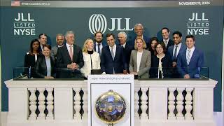 JLL NYSE JLL Rings The Closing Bell® [upl. by Adlesirhc741]