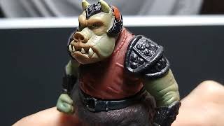 Gamorrean Guard Action Figure Review  Star Wars Power of The Force 2 [upl. by Airelav]