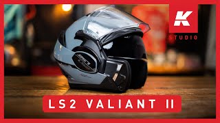 LS2 Valiant II modular helmet review – Kimpex Studio [upl. by Teragramyram]