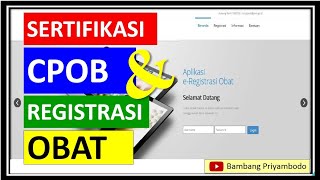 Sertifikasi CPOB dan Registrasi Obat  Belajar Manajemen Farmasi Industri [upl. by Heber]