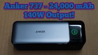 Anker 737 Powercore 24K 24000mAh Power Bank Quick Look [upl. by Nibuz]