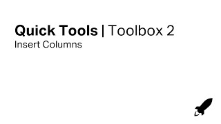 Accelerate Excel  Quick Tools  Toolbox 2  Insert Columns [upl. by Lerred]