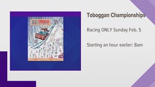 National Toboggan Championships rescheduled due to cold temps [upl. by Carlen]