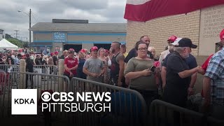 Trump set to speak in Johnstown Pennsylvania [upl. by Collar296]