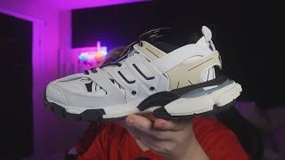 Balenciaga Track quotWhitequot Review  DHGate Shoes Review  Is DHGate a SCAM [upl. by Stander151]