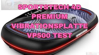 Sportstech 4D Premium Vibrationsplatte VP500 Test [upl. by Lipski]