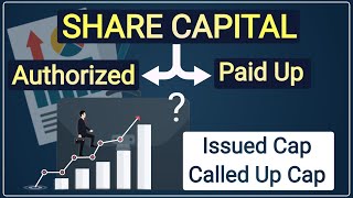 Different Types of Share Capital Explained  Authorized vs Paid Up capital  Hindi [upl. by Alverson]