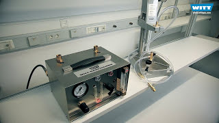 Test rig 722 for checking of WITT Flashback Arrestors [upl. by Edie]