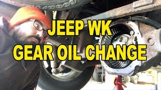 Jeep Grand Cherokee WK Rear Differential Fluid Change [upl. by Conlee562]