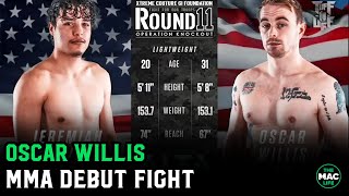 Oscar Willis MMA Debut W John Morgan Commentary [upl. by Sibelle537]