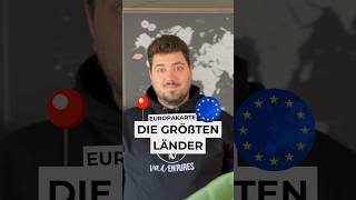 Das sind die größten Länder Europas 🌍 dieweltkarte europa deutschland [upl. by Aylsworth]