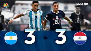 Argentina 33 Paraguay  Preolímpico Sudamericano Sub23 Venezuela 2024 [upl. by Etnaled635]