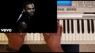 CHRIS BROWN  NO BULLSHT BS PIANO TUTORIAL Db Minor [upl. by Refannej879]