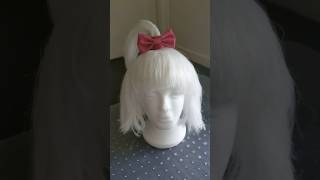 making a Glamrock Chica wig cosplay fnaf [upl. by Salkcin]