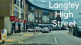 Langley High Street Langley College Langley Station Uk [upl. by Idell]