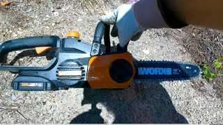 Worx WG322 20V Chainsaw [upl. by Iznyl368]