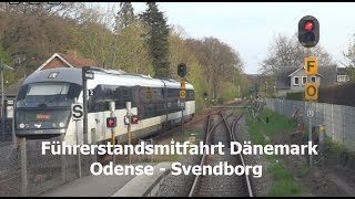 Führerstandsmitfahrt Dänemark Odense  Svendborg mit RV4661 [upl. by Ringsmuth14]