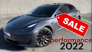 Быстрый павер банк— ОБЗОР НА TESLA MODEL 3 PERFORMANCE 2022 ￼￼ [upl. by Oenire]