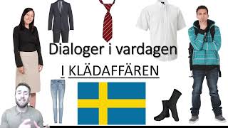 Dialoger i vardagen  I klädaffären [upl. by Paine]