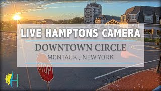 Hamptonscom  LIVE Downtown Circle Montauk New York [upl. by Dnaltiak386]