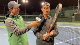 NEW WILSON PRO STAFF 97 V14 TENNIS RACKET REVIEW [upl. by Lectra973]