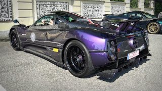 BEST OF Pagani Zonda 73 NA V12 Engine SOUNDS  Zonda S F 760LM Uno amp More [upl. by Tzong]