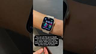 VoiceOver on Apple Watch 🗣️ [upl. by Hakeber]