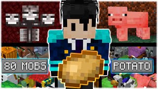 How I Killed Every Minecraft Mob With Just a Potato [upl. by Odin]