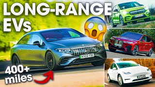 Top 10 EVs with the LONGEST ranges 2023  What Car [upl. by Tibbitts767]