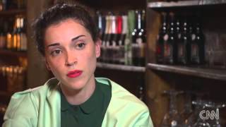 St Vincent CNN Interview [upl. by Appolonia]