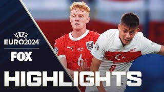 Türkiye vs Austria Highlights  UEFA Euro 2024  Round of 16 [upl. by Irelav]