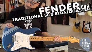 Fender FSR Traditional 50s Stratocaster DEMO [upl. by Lisab995]