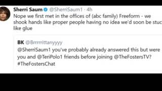 Sherri Saum and Teri Polo cute tweets [upl. by Griselda]