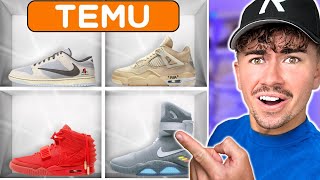 Can I build a 10000 Sneaker Collection only using TEMU [upl. by Novad]