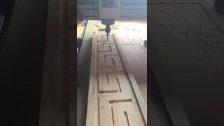 Versace 2D Designe Maked By Wood Cnc Router woodcarving cncwoodworking woodart door howtomake [upl. by Nolahs]