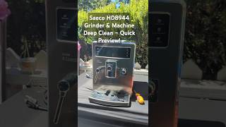 Saeco HD8944 Grinder amp Machine Deep Clean – Quick Preview [upl. by Knighton]